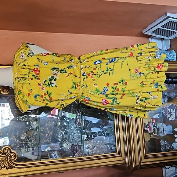 Maeve By Anthropologie Faux Wrap Floral Ruffled Dress - Picture 4 of 8